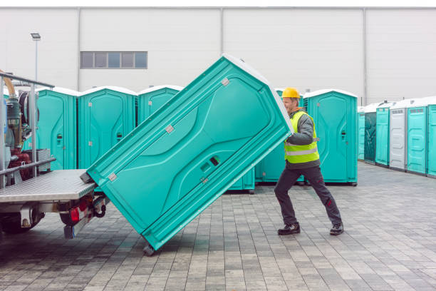 Porta potty delivery and setup in Monongah, WV